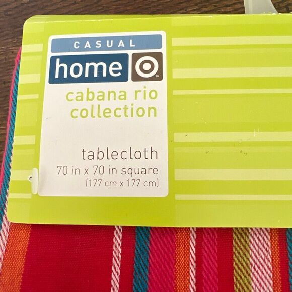 Target Casual Home Cabana Rio Collection Tablecloth NWT - Picture 2 of 2